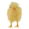 Northlight 5” Facing Forward Furry Chick Figure - Yellow - 3 of 4