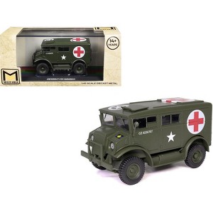 Chevrolet C8A Ambulance Olive Drab "United States Army" 1/43 Diecast Model by Militaria Die Cast - 1 of 4