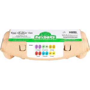 Nino 12pc Soft Egg Shaker Set with Carton - 1 of 4