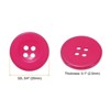 Unique Bargains Resin Craft DIY Round Flat 4-Hole Replacement Sewing Buttons 10 Pcs - 2 of 4