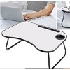 Laptop Desk with Foldable Legs featuring Cup Holder Portable Table for Home and Travel Use-3irtyhousy - 2 of 4