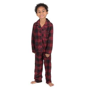 Leveret Kids Two Piece Button Down Christmas Pajamas