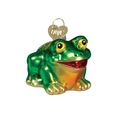 Old World Christmas 1.5 Inch Hop Along Ornament Wild Life  Frog Tree Ornaments