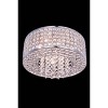 Elegant Lighting Amelie 4 light Chrome Flush Mount Clear Royal Cut Crystal - 2 of 3