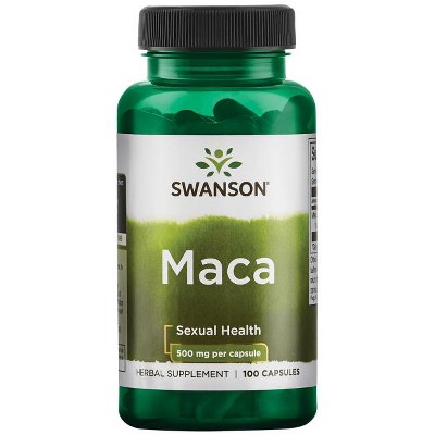 Swanson Herbal Supplements Full Spectrum Maca 500 mg Capsule 100ct.