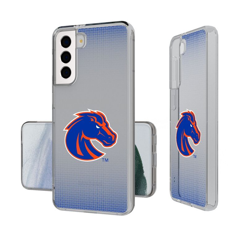 Keyscaper Boise State Broncos Linen Clear Phone Case, 1 of 7