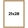 PosterPalooza | Refined Gold Picture Frame - UV Acrylic, Foam Board Backing, Hanging Hardware - 2 of 4