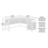 PAGED L-Shaped Desk Versatile Computer Desk with Drawer and Natural Woodgrain Finish, Corner Desk for Living Room, Home Office - 2 of 4