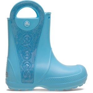 Crocs Toddler Handle It Rain Boots Glitter Mist, Tinted Glass, C4 - 1 of 4