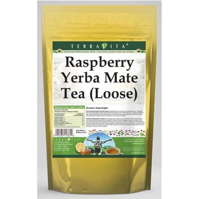 TerraVita Raspberry Yerba Mate Tea (Loose) (8 oz, ZIN: 556897, 1-Pack)