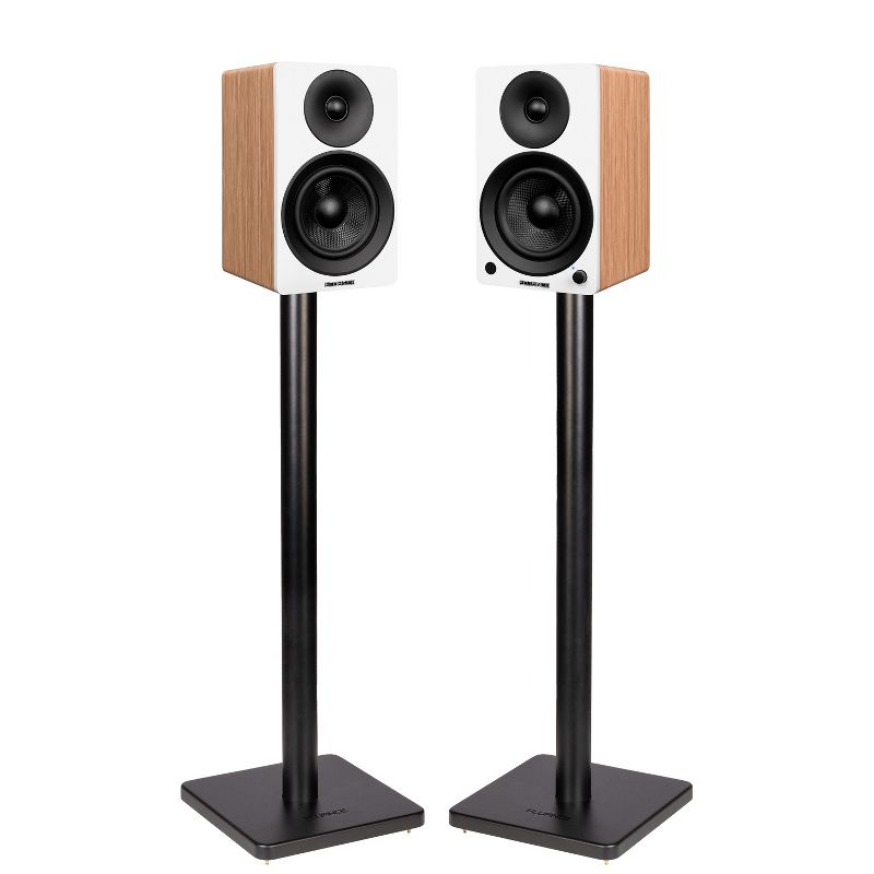 Fluance Ai41 Powered 2-Way 2.0 Stereo Bookshelf Speakers with 5" Drivers 90W Amplifier for Turntable Bluetooth w/ Stands, 1 of 10