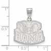 Black Bow Jewelry 14k White Gold Alabama Crimson Tide NCAA Medium Pendant - 2 of 3
