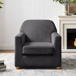 VANOMi 33.86'' Chenille Upholstered Accent Chair - 1 of 4