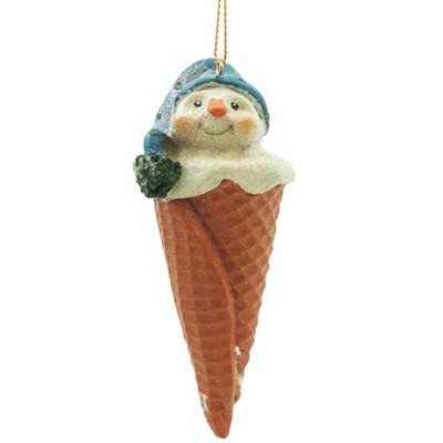 Gallerie Ii 4.75 In Ice Cream Snowman Dessert Tree Ornaments