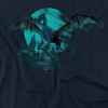 Harry Potter Thestral Flies Over Hogwarts Adult T-Shirt - 2 of 4