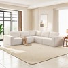 NicBex Couches for Living Room 116" L Shape Sectional Sofa Couch Corduroy Free Combination Upholstered 6-seater Sleeper Couch Set - 2 of 4
