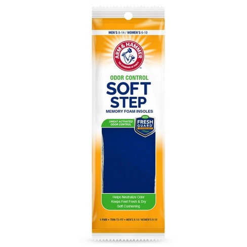 Arm & Hammer Soft Step Insoles - Men Size 8-14/women Size 6-10 - 1