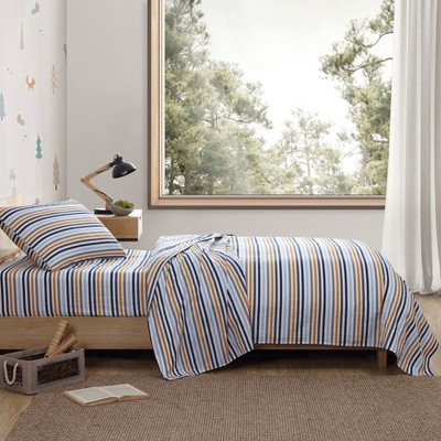 Full Vivid Stripe Polyester Microfiber Kids Sheet Set