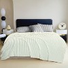 Striped Fleece Bed Blanket Queen Reversible Flannel Blankets 400 GSM Plush Warm Cozy Throw for Sofa Couch Bed Christmas Gift - COTTONPASSION - 3 of 4