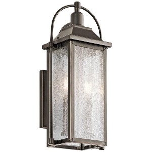 Kichler Harbor Row 18 1/2" High Bronze Outdoor Wall Light - 1 of 1