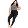 Women's Plus Size Harley Rock N Roll Skinny Jean - black | CITY CHIC - image 3 of 4