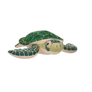 Wild Republic Cuddlekins Mini Green Sea Turtle Stuffed Animal, 8 Inches - 1 of 4