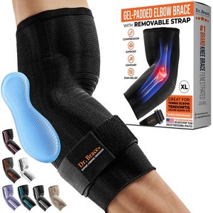 DR. BRACE®  Elbow Brace Support, Breathable Elbow Compression Sleeve with Gel Pad for Golfer's, Tennis Elbow & Pain Relief - 1 of 4