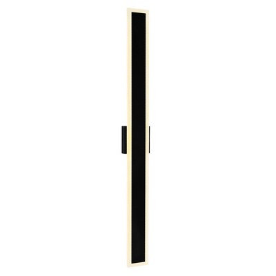 CWI Lighting Malibu LED Integrated Black Outdoor Wall Light