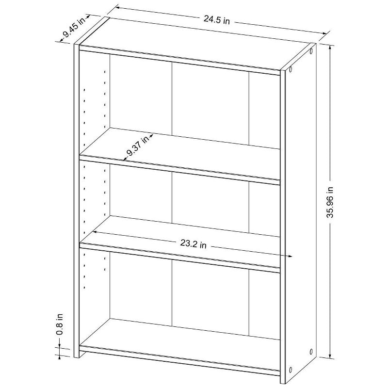 3 Shelf Bookcase - Room Essentials&#153;, 5 of 13