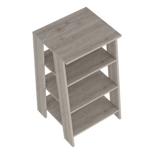 SEVOBAL Utility Storage Shelves Vertical Cabinet with Four Open Shelves for Living Room and Bedroom Storage, Gray, 16.9"*17.3"*29.7" - 1 of 4