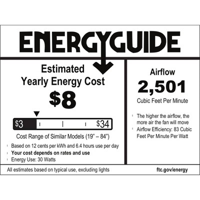 Hartland Indigo Blue 44" LED Ceiling Fan with 5 Light Gray Oak Blades