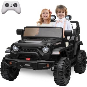 2-Seat Kids Ride-On Car, 4-Wheel 24V Electric Vehicle with Remote Control, Bluetooth, Music, 3 Speeds, 2x200W Powerful Motors - 1 of 4