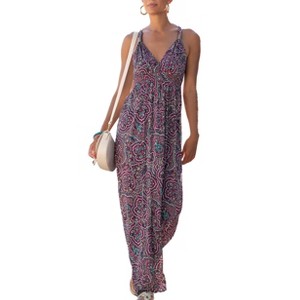 Women's Sleeveless Maxi Dress - LASCANA - 1 of 4