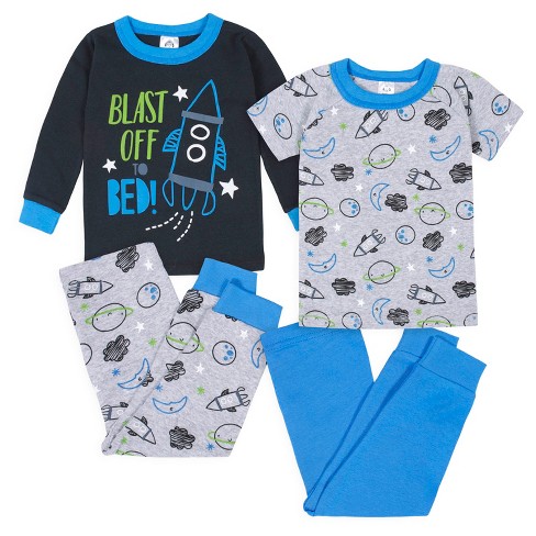 Modern Moments by Gerber Toddler Boy Tight Fitting Pajamas Set, 2