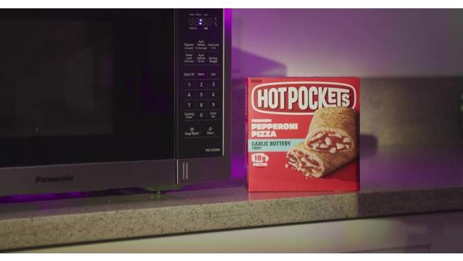 Hot Pockets Crispy Buttery Crust Frozen Hickory Ham and Cheddar , 2 of 14, play video