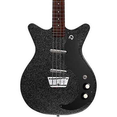 Danelectro '59 Short-Scale Bass Guitar Black Metalflake