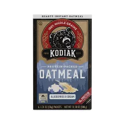 Kodiak Protein-Packed Instant Oatmeal Blueberries & Cream - 6ct