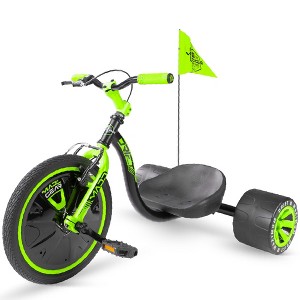 Drift Trike for Kids Ages 5+ with Adjustable Seat and Big 16" Front Wheel – Madd Gear Ride-On - 1 of 4