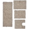 Modesto Collection Cotton Tufted Set of 4 Bath Rug Set - Home Weavers - 2 of 4