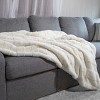 Lavish Home 60x80 Jacquard Faux Fur Blanket - 2 of 4