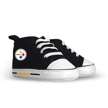 Baby Fanatic Pre-Walkers High-Top Unisex Baby Shoes -  NFL Pittsburgh Steelers