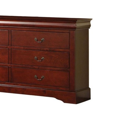 Antique Gray 60" Sophisticated Dresser with Dovetail Drawers