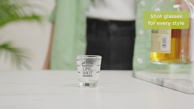 True Slam 4 oz Shot Glass, Durable Classic Shape for Measure Spirits,  Simple Syrups, Lime or Lemon Juice, Bitters, Wedding Party, Home Bar  Essentials : Target