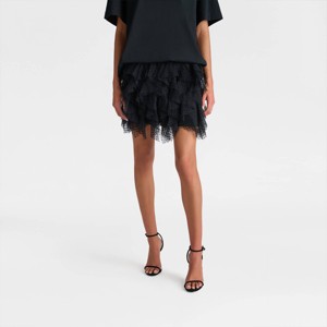 KBB by KAHLANA Women's 'The Ruffle Mini Skirt' - 1 of 2