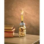 Darice 8' Cleveland Vintage Lighting Small Mouth Canning Jar Dripping Candlestick Light Bulb Lamp Adapter