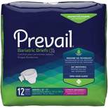 Prevail Unisex Adult Incontinence Bariatric Briefs, Refastenable Tabs, Ultimate Absorbency