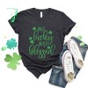 Simply Sage Market Women's Not Lucky Just Blessed Short Sleeve Graphic Tee - 3 of 4