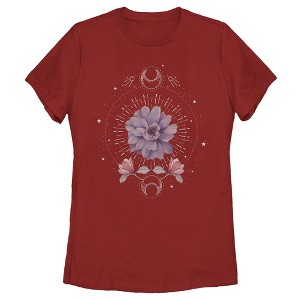 Women's Lost Gods Flower Moon T-Shirt - 1 of 4