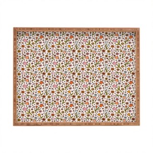 Doodle By Meg Tulip Print Rectangular Tray - Deny Designs - 1 of 2