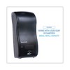 Boardwalk Bulk Fill Foam Soap Dispenser with Key Lock, 900 mL, 5.25 x 4 x 12, Black Pearl - 3 of 4